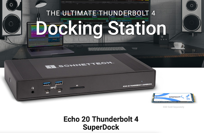 Sonnet Echo 20 Thunderbolt 4 SuperDock review
